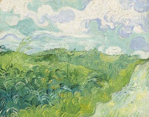 Green Wheat Fields, Auvers, 1890