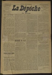 La Dépêche de Brest - 19 novembre 1886