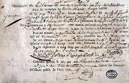 Acte de naissance de Victor Hugo