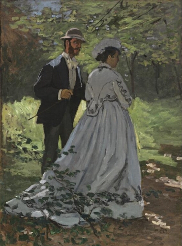 Bazille and Camille (Study for "Déjeuner sur l'Herbe"), 1865